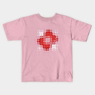 Mirror flower art Kids T-Shirt